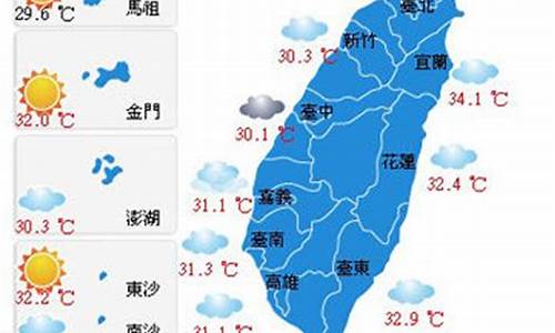 台湾天气预报查询_台湾天气预报查询app